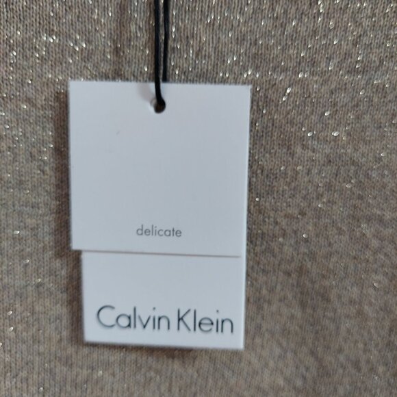 Calvin Klein Metallic Bell Sleeve Sweater - Picture 4 of 9